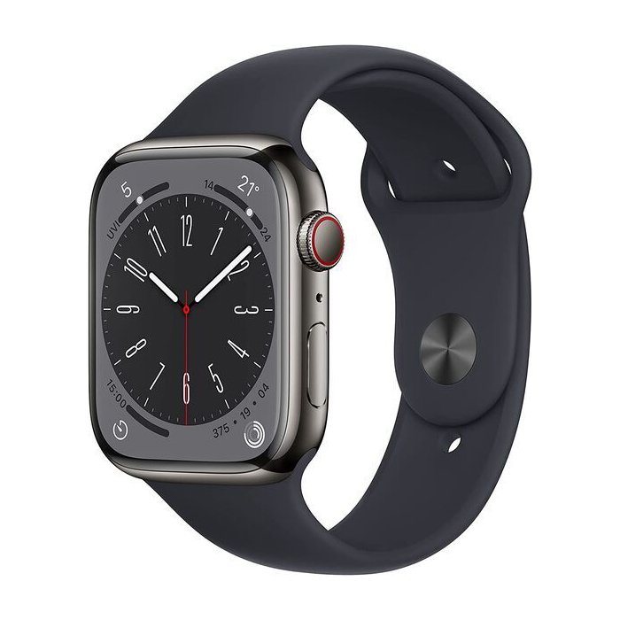 Refurbished Apple Watch Series 8 Stainless steel 45 mm (2022) Unlocked - Image 2